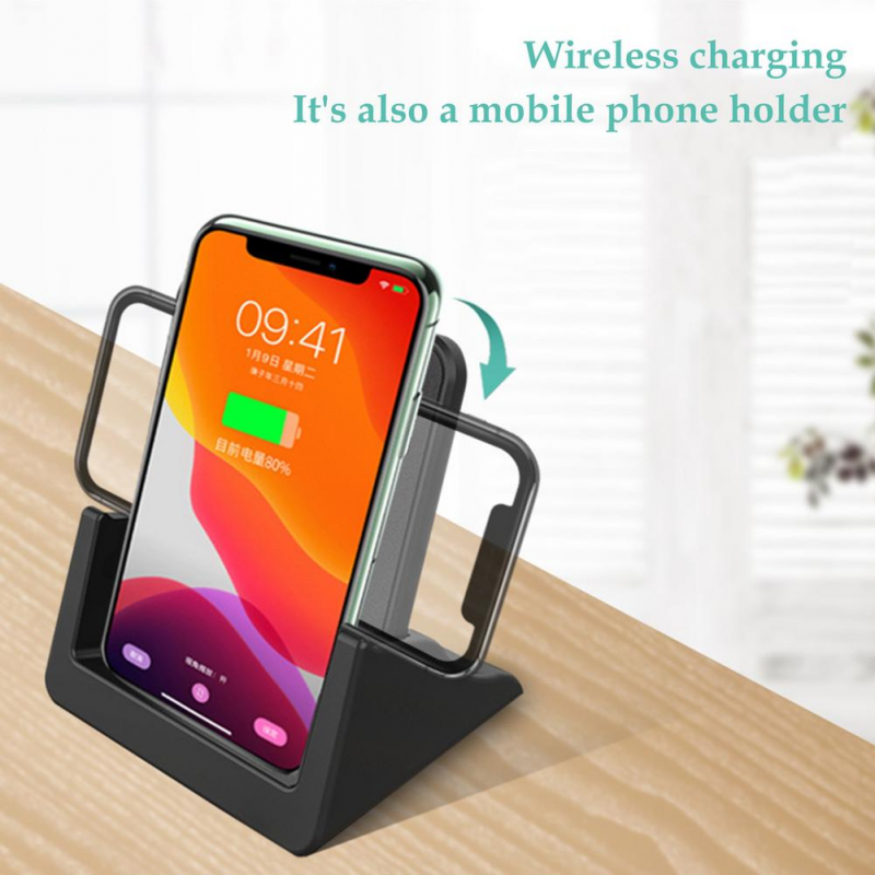 15W Wireless Charger Adapter Quick Charge Dock Stand Certified Fast Charging For Smartphones - Image 2