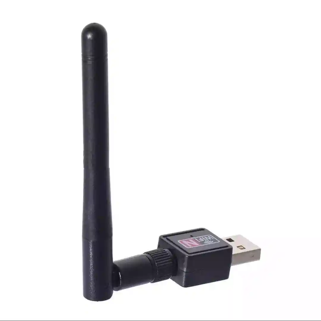 USB Mini Wireless Wifi Adapter Dongle Receiver Network LAN Card WITH ANTINA - Image 2