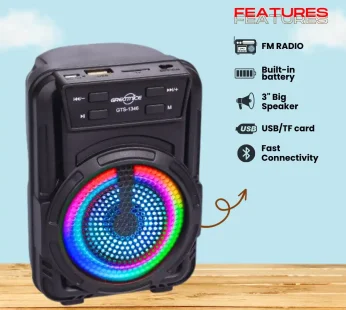 Original Wireless Bluetooth Speaker Rgb – Mini Wireless Portable Bluetooth Speaker with Big Sound, High Bass & Woofer Home for Mobile, PC Computer & Laptop – Rechargeable Bluetooth Speakers support Memory Card, USB, FM Radio – By FunBug