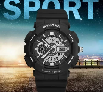 SYNOKE Digital Watch Men Women Multifunction Led Colorful Light Watch Shock Resistant 3 Bar Waterproof Cool Fashion Sport Watch