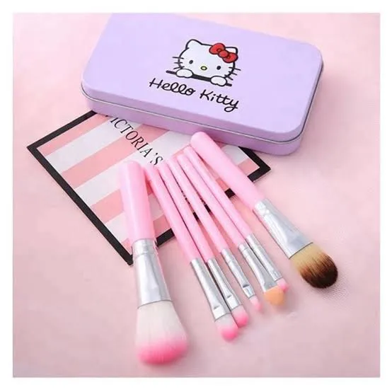 7 Makeup Brushes Foundation Powder Eye shadow Brushes Set - Image 3