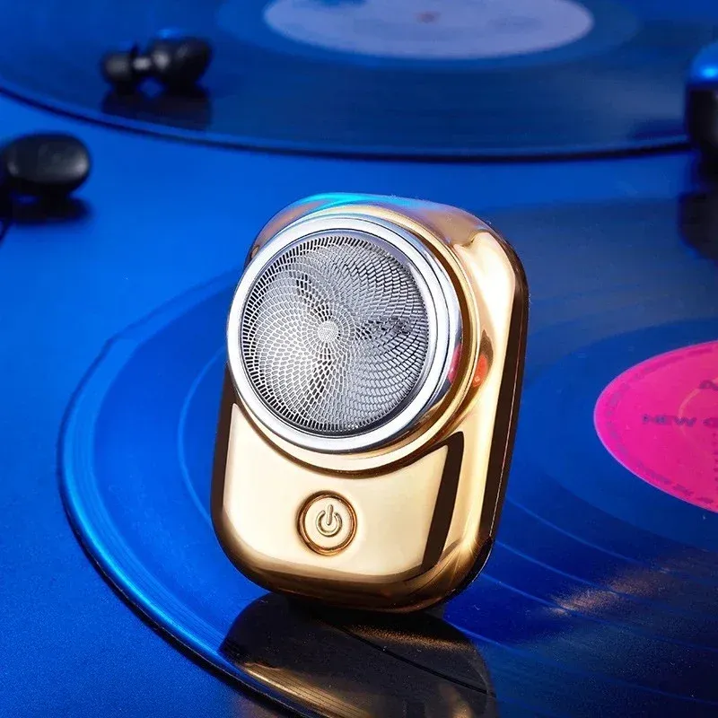 Mini Shaver Portable Pocket Shaver Men Rechargeable Electric Shavers Electric Razor Travel Electric Shaver Washable Each (random Color)