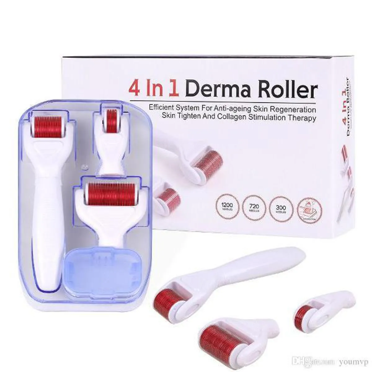 Skin Therapy 4 In 1 Derma Messo Skin & Hair Therapy Roller - Image 2