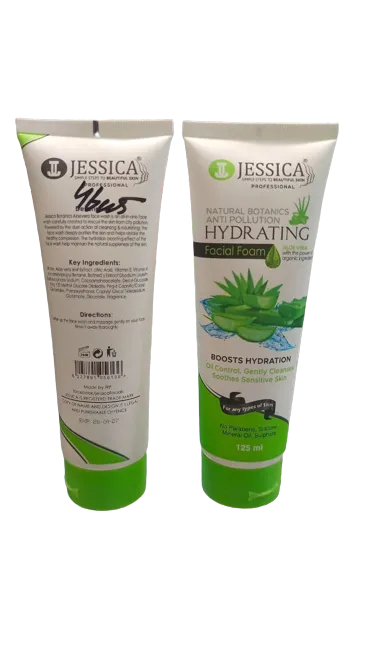 BotanicAloe Facial Foam - 125ml NATURAL BOTANICS ANTI POLLUTION HYDRATING FACIAL FOAM BOOST HYDRATION - Image 3