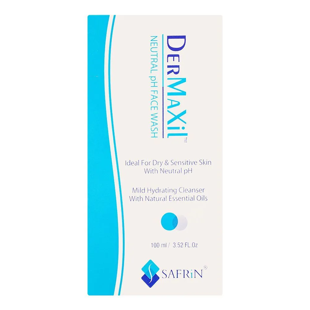 Safrin DERMAXIL NEUTRAL PH FACE WASH 100ML - Image 2
