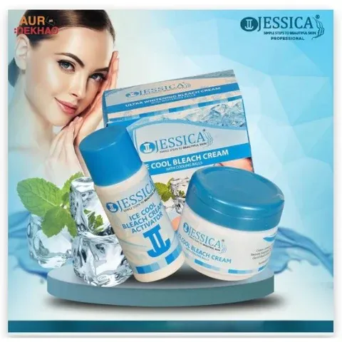 Jessica Ice Cool Bleach Cream With Cooling Balls - 500ml - Image 2