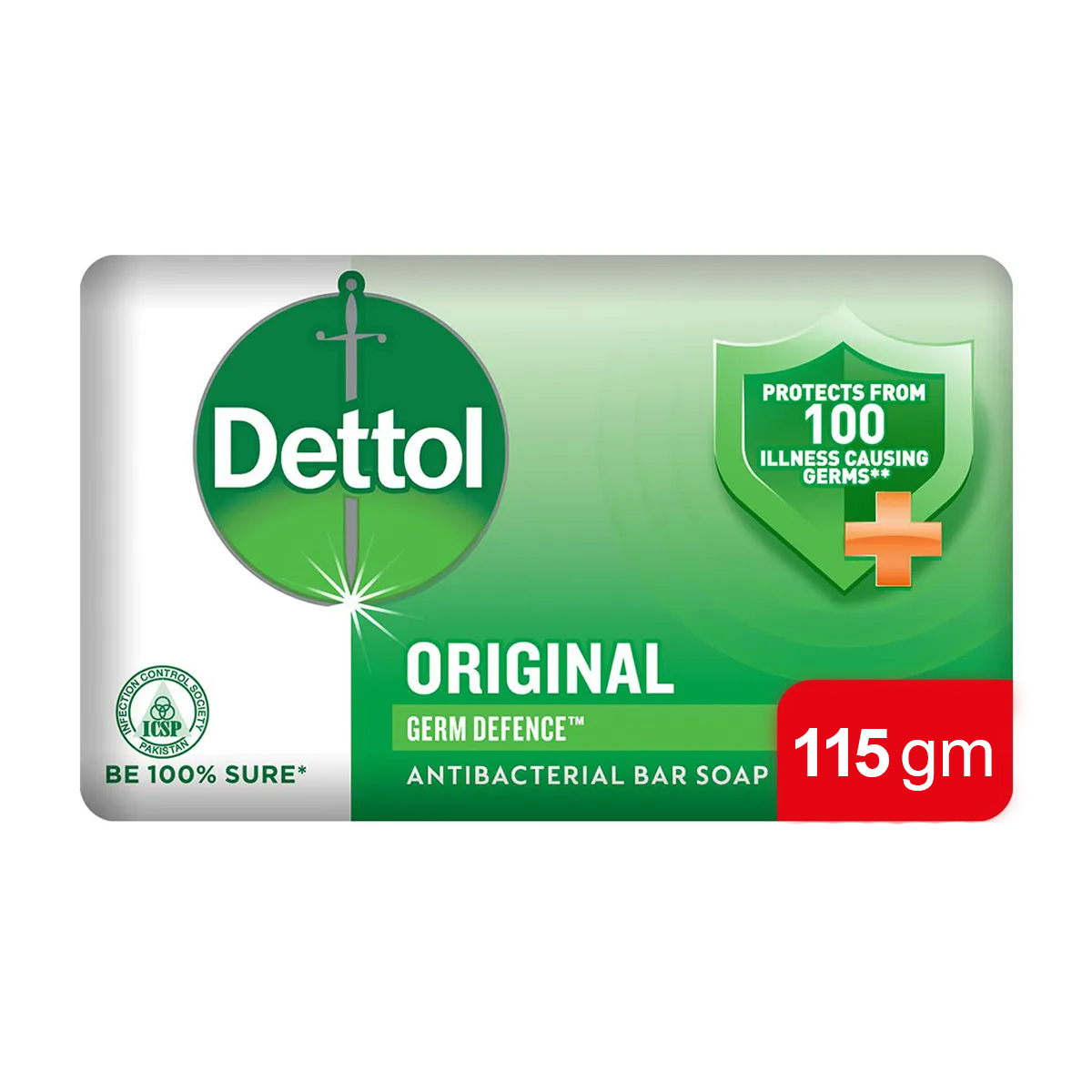 Dettol Antibacterial Soap Bar Effective Germ Protection Original 110gm - Pack of 4