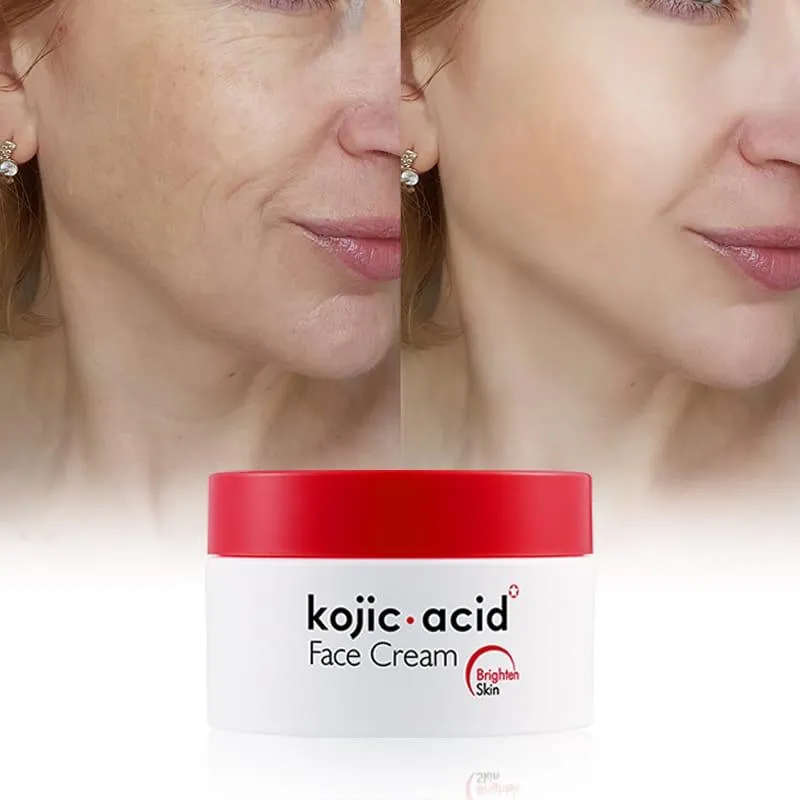 Guanjing Kojic Acid Moisturizing Face Cream Skin Glowing Cream For Dark Black Skin 50g GJ7162 - Image 3