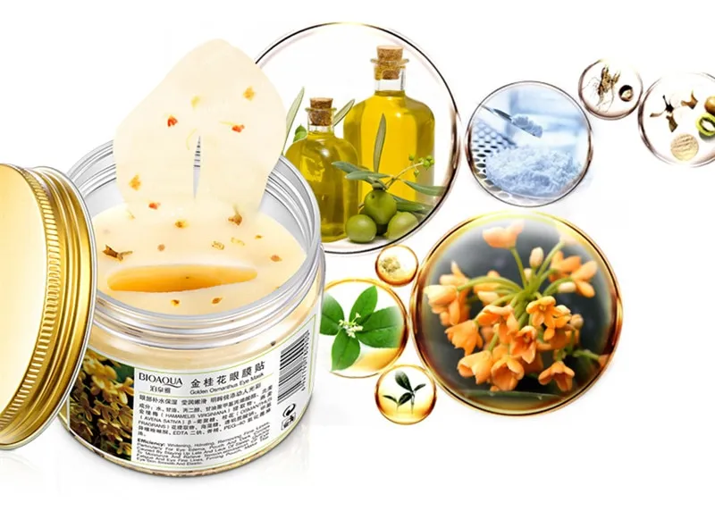 Bioaqua - Gold Eye Mask Patch for Women Dark Circle Gel (80 PATCH)-BQY0900 - Image 2