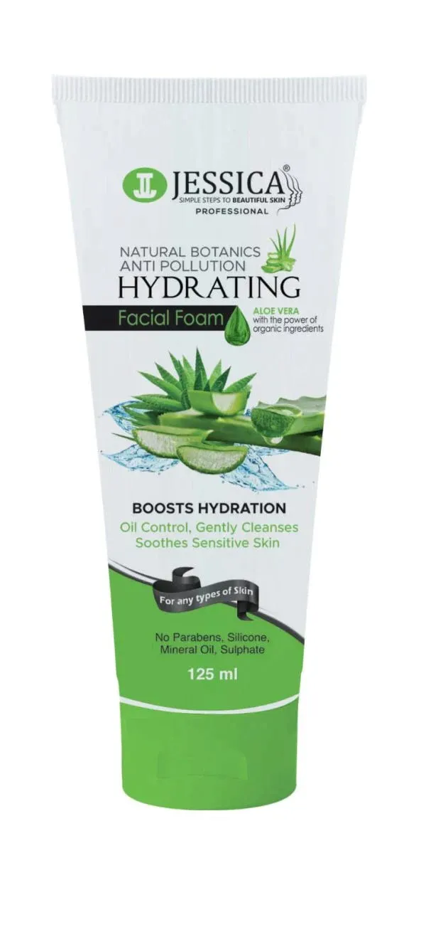 BotanicAloe Facial Foam - 125ml NATURAL BOTANICS ANTI POLLUTION HYDRATING FACIAL FOAM BOOST HYDRATION