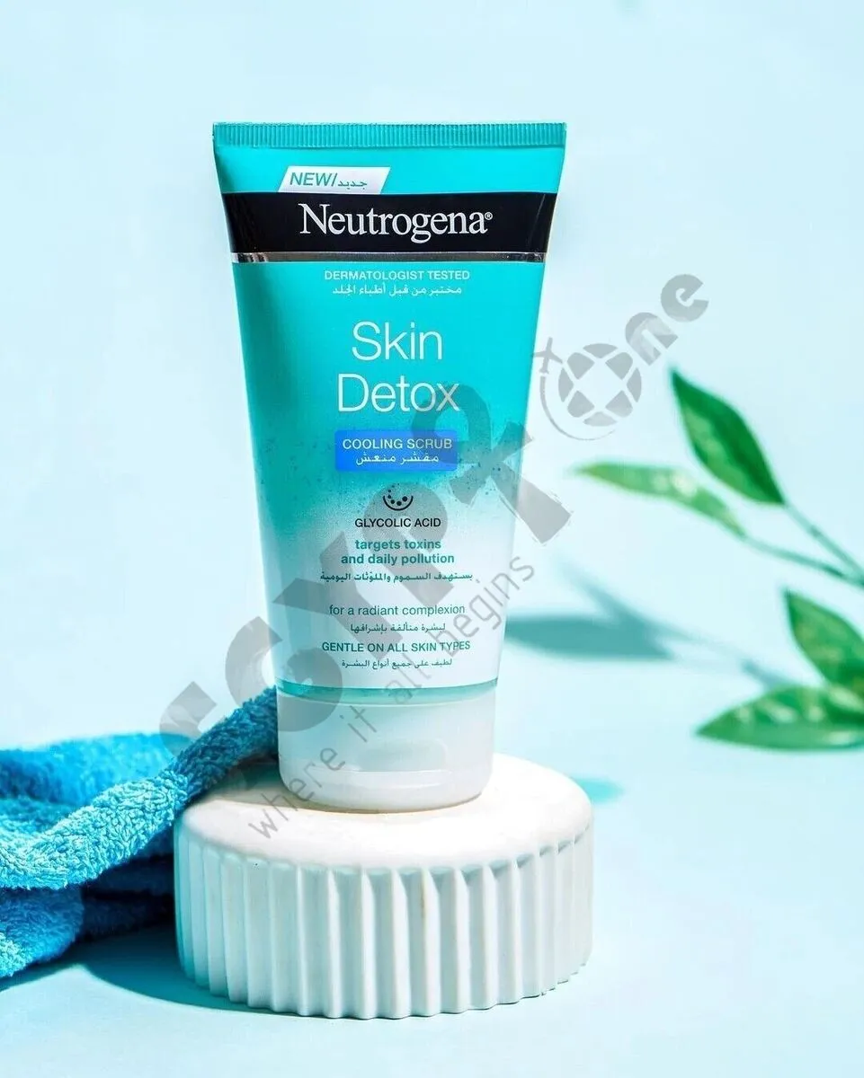 Neutrogena Face Scrub, Skin Detox, Cooling, 150ml