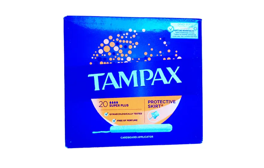 Ampax Super Plus Tampons Cardboard Applicator Portective Skirt - 20 Tampons - Image 3